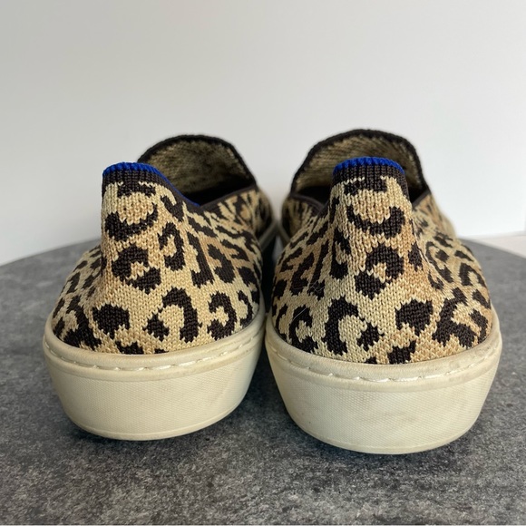 Rothys Leopard Print Slip On Shoes Sneakers Loafers 8 - Picture 5 of 12